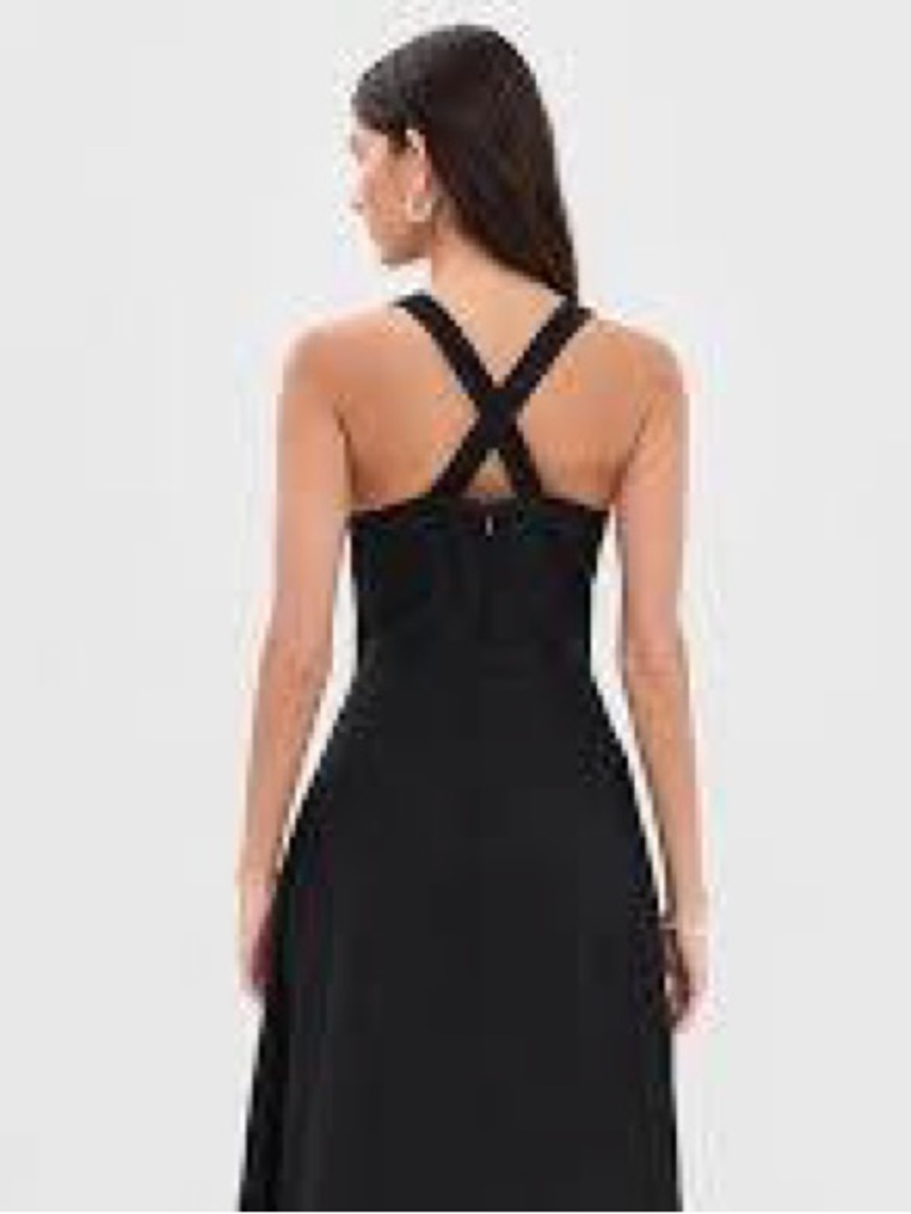 DL1961 Danika Linen Midi Dress - Black - Picture 2 of 11
